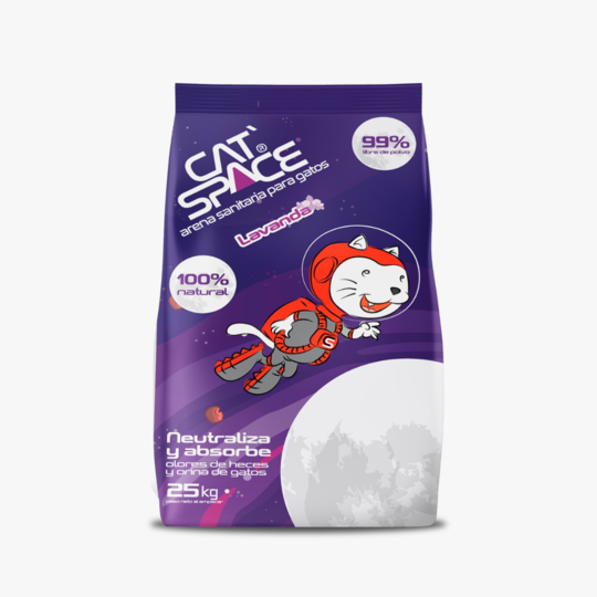 ARENA CAT´SPACE LAVANDA X 4,5 KG X 4 UNI