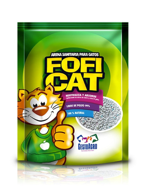 ARENA FOFICAT VERDE MANZANA X 5 KG X 4 UNI
