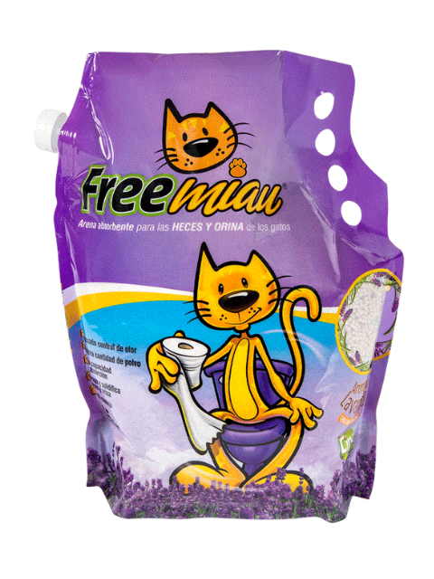 ARENA FREEMIAU LAVANDA X 4.5 KG X 4 UNI