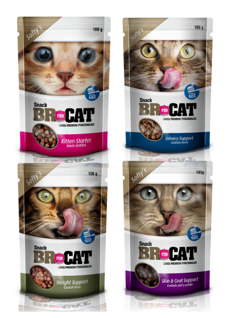 BR FOR CAT SNACK SOFTY SURT. X 100 G