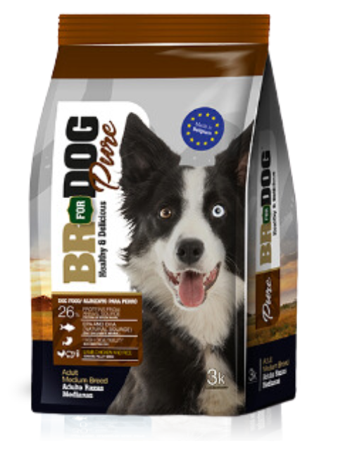BR FOR DOG ADULTO RAZ.MED X 10 KG