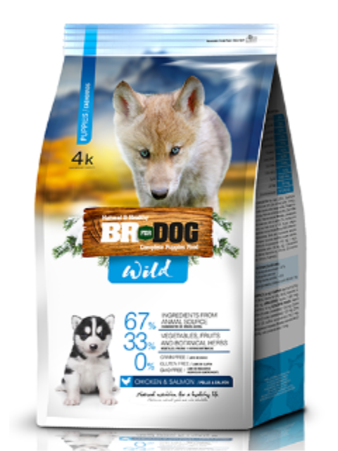 BR FOR DOG WILD PUPPY X 4 KG