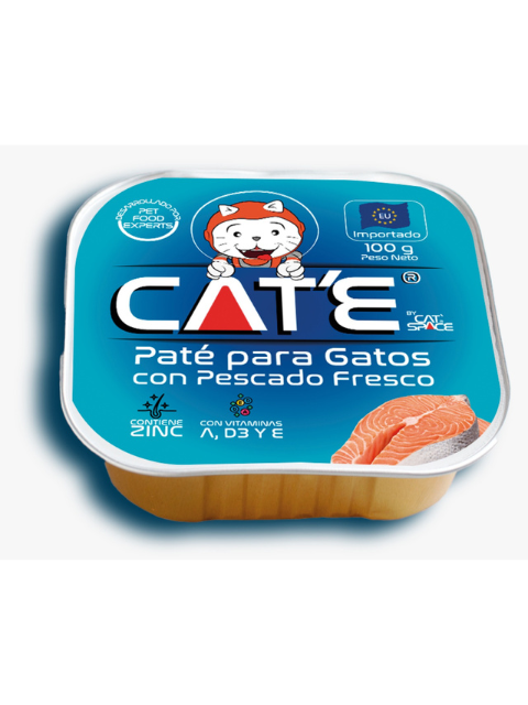 CAT´E BY CAT´SPACE PATE FISH X 100G