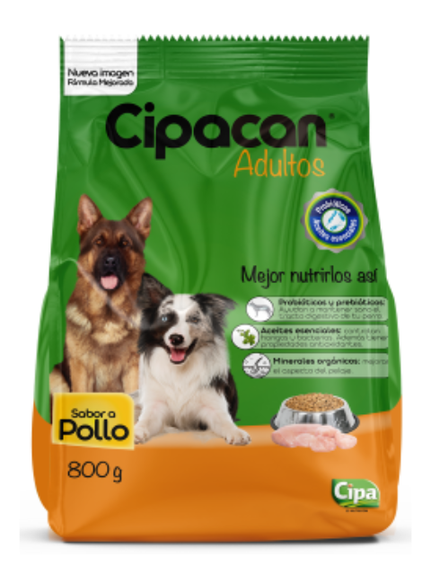CIPA CAN ADULTO POLLO X 800 G X 20 UNI