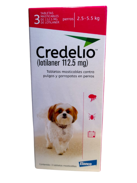 CREDELIO DOG 112 MG 2.5-5.5 KG X 3 TAB