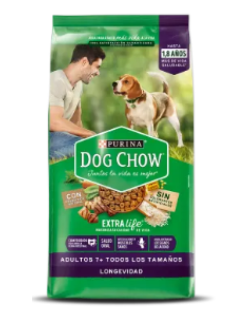 DOG CHOW LONGEVIDAD+7 X 17 KG