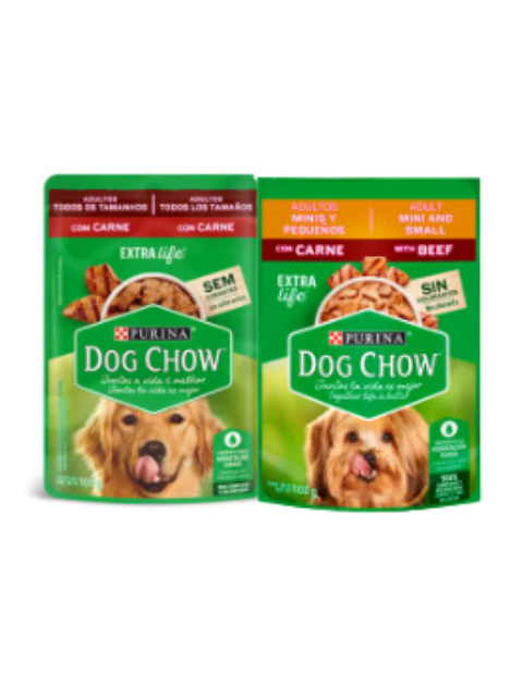 DOG CHOW SOBRES ADULTO SURT. X 100 G