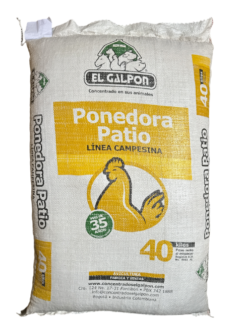 EL GALPON PONEDORA PATIO(GRUESA) X 40 KG