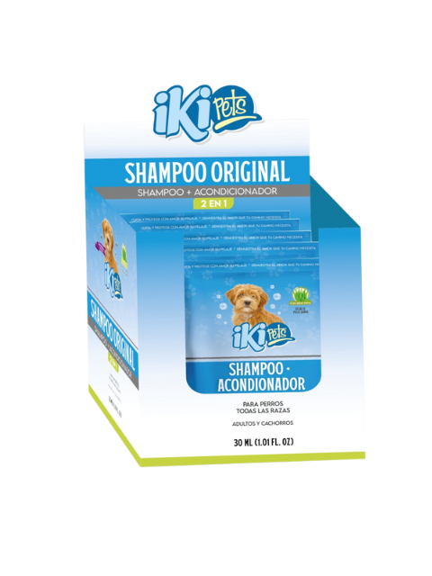 IKIPETS SHAMPOO PERRO SOBRE X 30 ML X 12 UNI