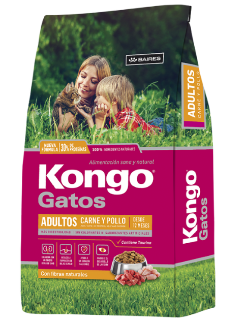 KONGO CAT CARNE POLLO X 8 KG