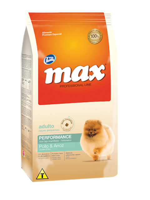 MAX DOG ADULTO RAZ.PQÑ PROFESS. POLLO X 8 KG