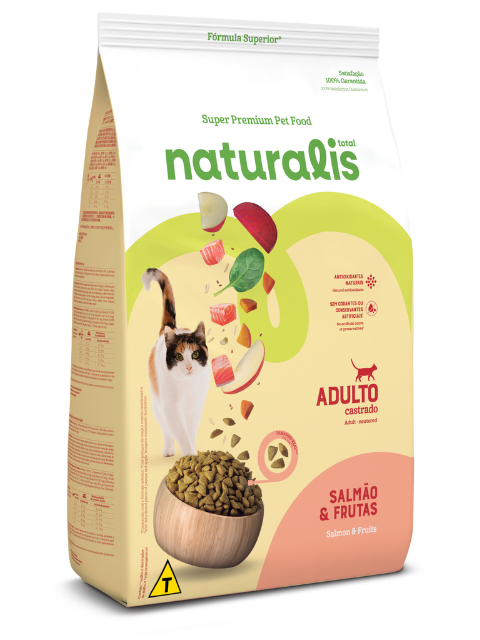 NATURALIS GATO CASTRADO SALMÓN X 7.5 KG