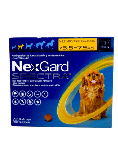 NEXGARD SPECTRA 3.5 A 7.5 KG