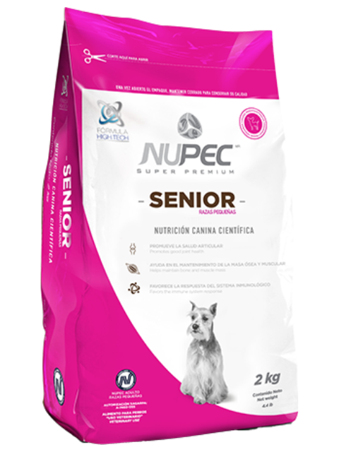 NUPEC DOG SENIOR RAZ.PQÑ X 8 KG