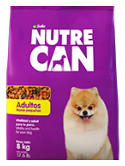 NUTRE CAN ADULTO RAZ.PQÑ X 2 KG X 8 UNI