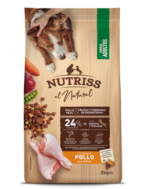 NUTRISS DOG NATURAL ADULTO POLLO X 2 KG X 6 UNI