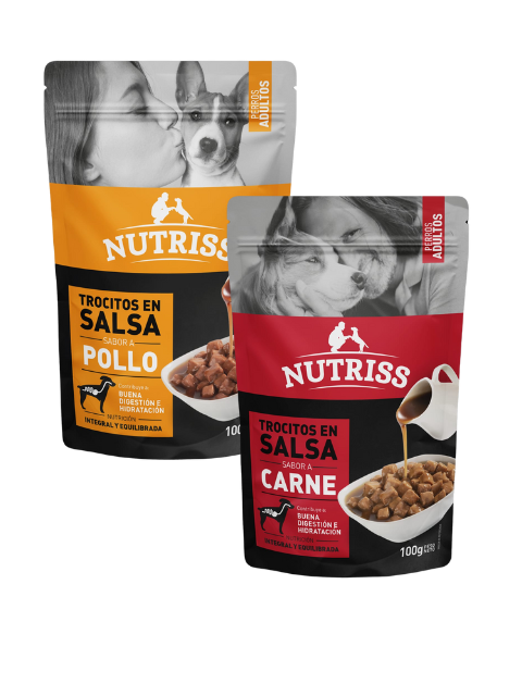 NUTRISS DOG SOBRES ADULTO CARNE/POLLO X 15 UNI