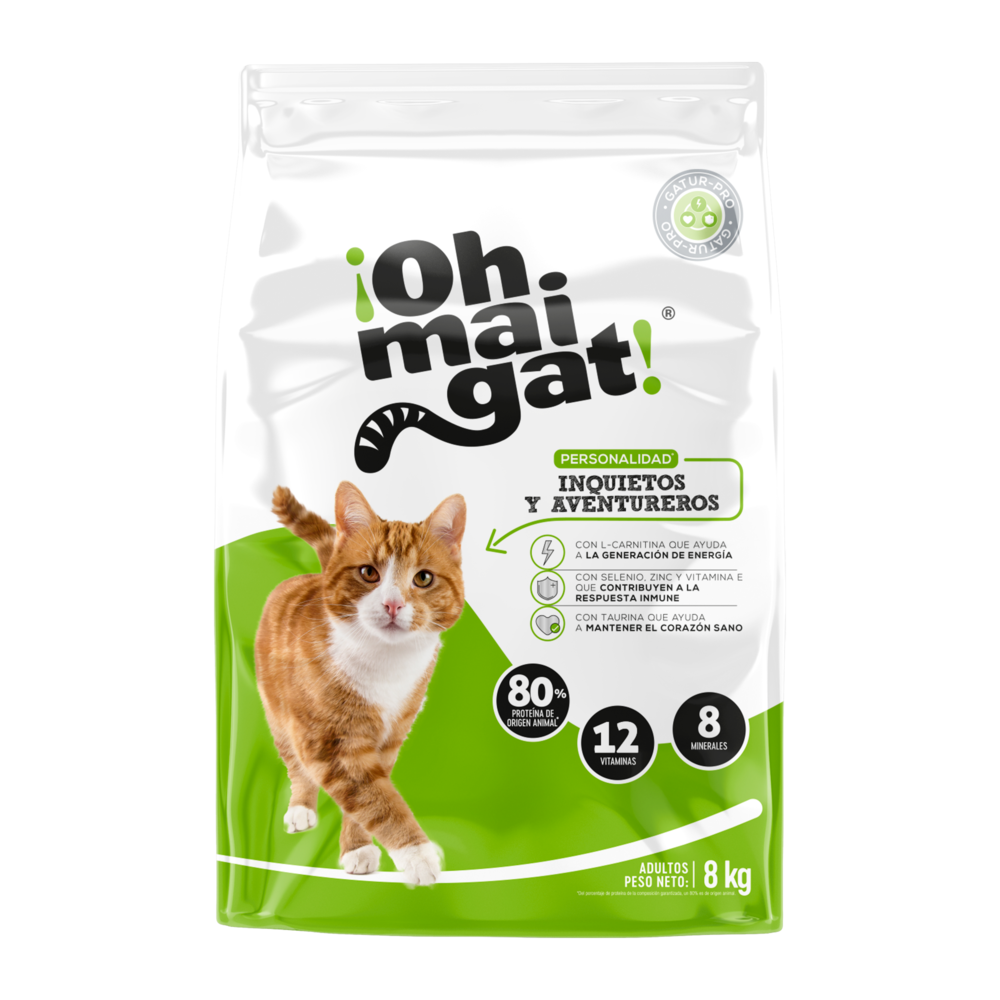 OHMAIGAT VERDE INQUIETOS X 8 KG
