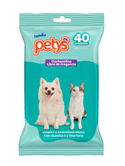 PETYS PAÑOS CLOHEXIDINA X 40 UNI