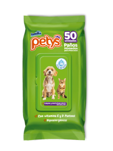 PETYS PAÑOS X 50 UNI