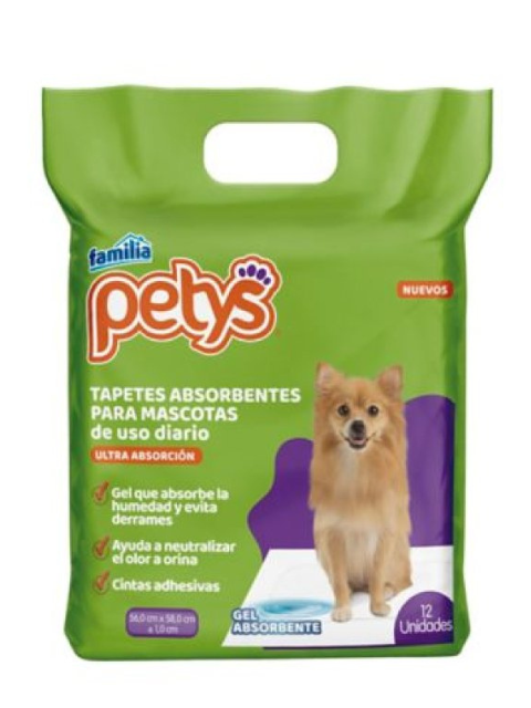 PETYS TAPETE MEDIANO X 12 UNI