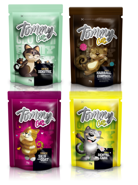 TOMMY CAT SNACK SURT. X 75 G