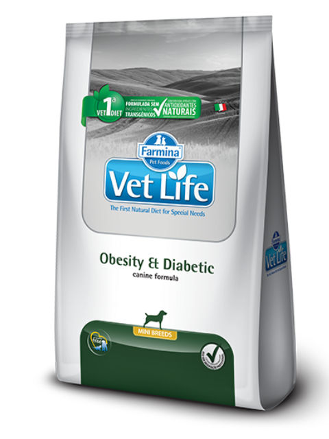 VET LIFE DOG OBESI. & DIABET. MINI X 2 KG