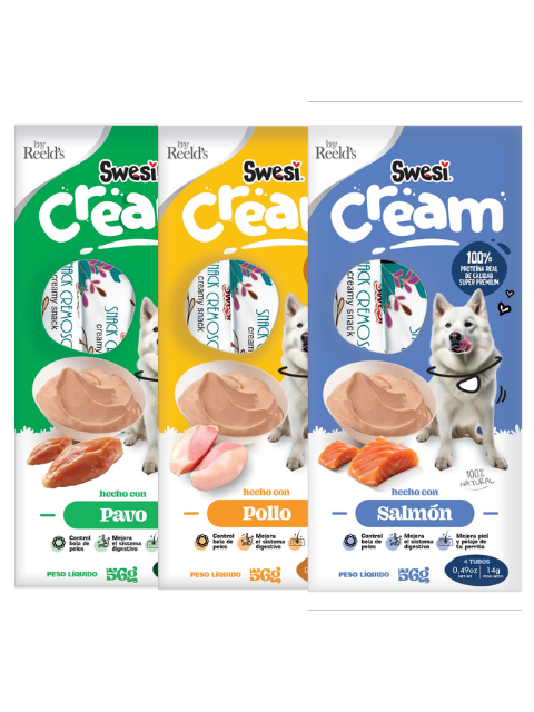 NAN SWESI CREAM DOG SOBRE SURT. X 4 UNI