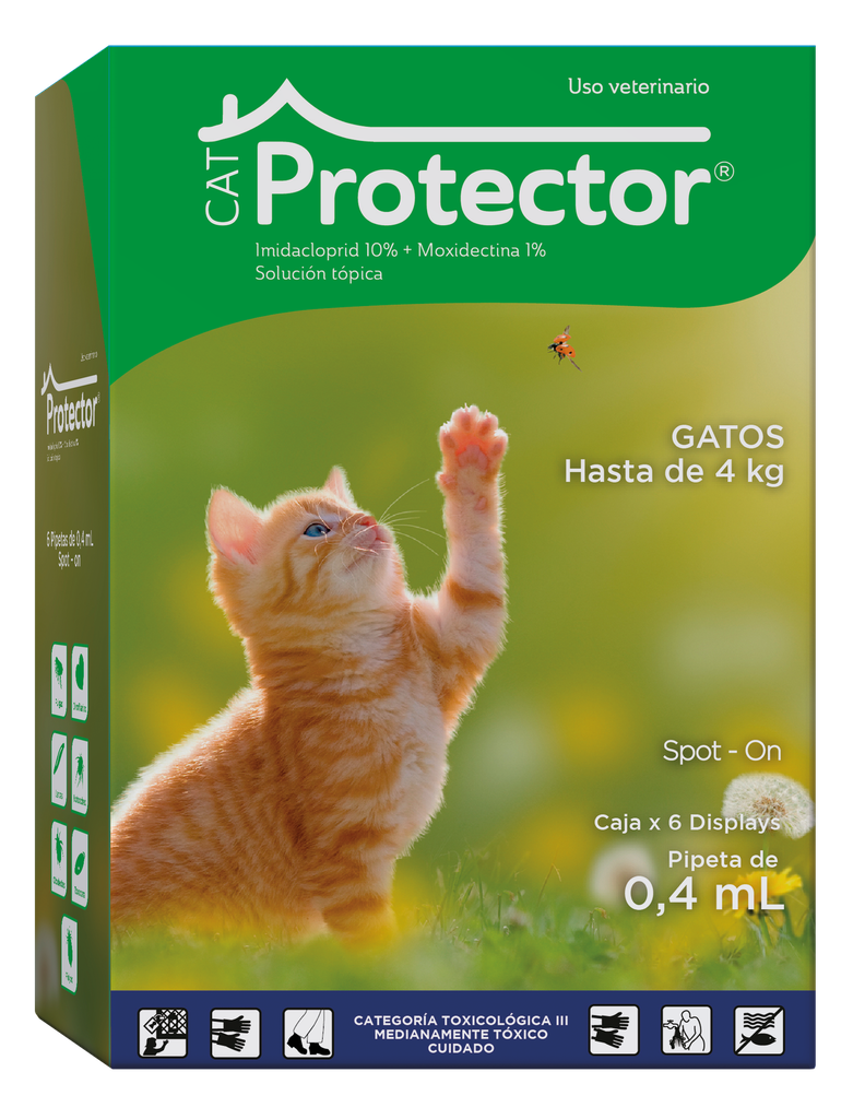 CALIF PROTECTOR CAT SOLUCION X 0,4 ML