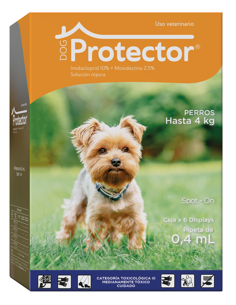CALIF PROTECTOR DOG SOLUCION X 0,4 ML