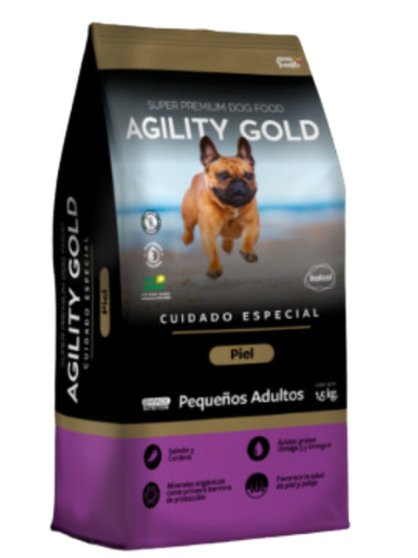 [26U] AGILITY GOLD PIEL PQÑ.ADULTO X 8 KG