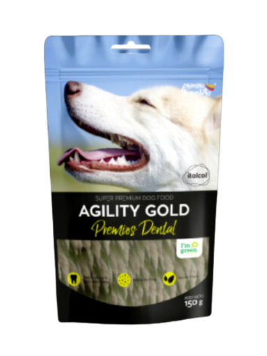 [27U] AGILITY GOLD PREMIOS DENTAL X 150 G