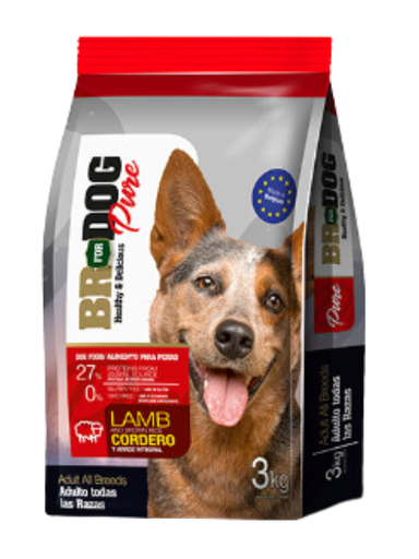[132U] BR FOR DOG ADULTO CORDERO X 1 KG