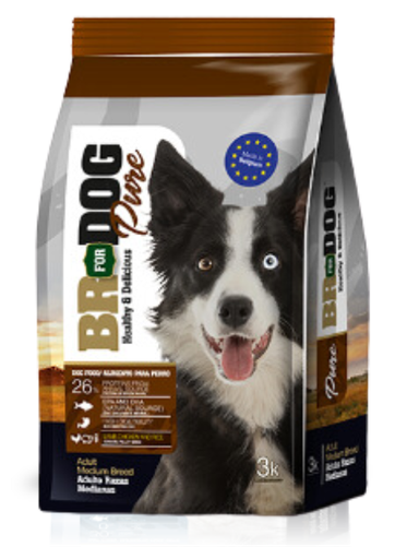 [141U] BR FOR DOG ADULTO RAZ.MED X 3 KG