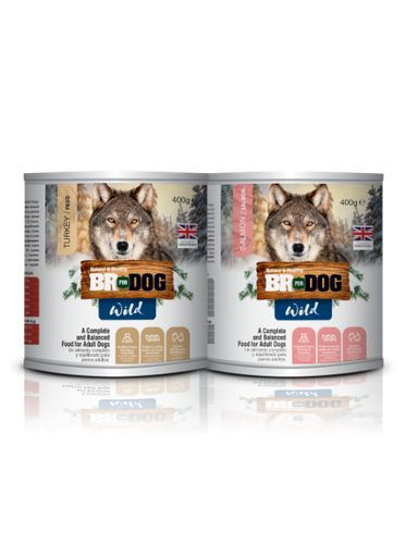 [147U] BR FOR DOG LATA SURT. X 400 G