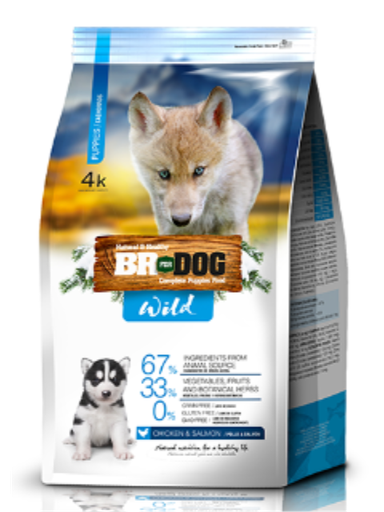 [162U] BR FOR DOG WILD PUPPY X 4 KG
