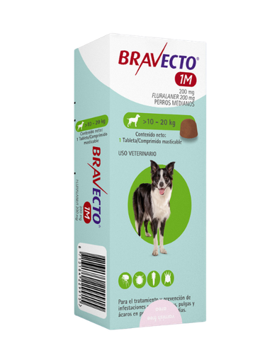[164U] BRAVECTO 37 DIAS DE 10 A 20 KG