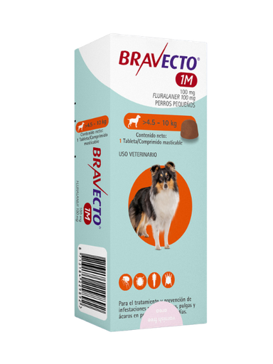 [167U] BRAVECTO 37 DIAS DE 4.5 A 10 KG
