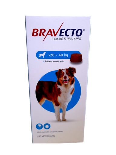 [168U] BRAVECTO LARGE DE 20 A 40 KG