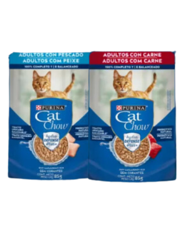 CAT CHOW SOBRES ADULTO SURT. X 85 G