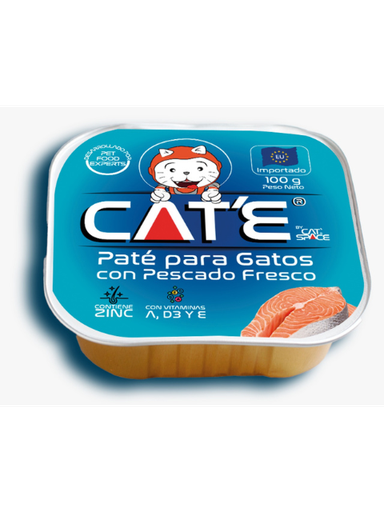 CAT´E BY CAT´SPACE PATE FISH X 100G