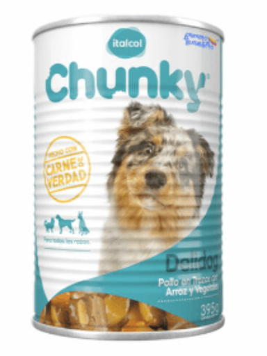 CHUNKY LATA DELIDOG TROZOS X 395 G X 12 UNI