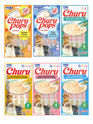 [279U] CHURU CAT SOBRES SURT. X 4 UNI X 56 G