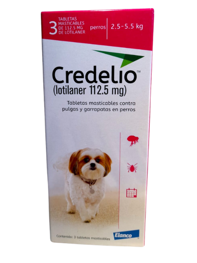 [293U] CREDELIO DOG 112 MG 2.5-5.5 KG X 3 TAB