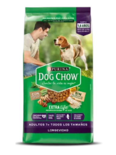 [341U] DOG CHOW LONGEVIDAD+7 X 17 KG
