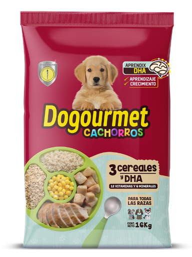 [351U] DOGOURMET CACHORRO TRICEREAL X 16 KG