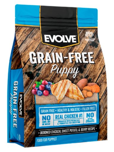 [423U] EVOLVE DOG GRAIN FREE PUPPY CHICKEN X 6.35 KG