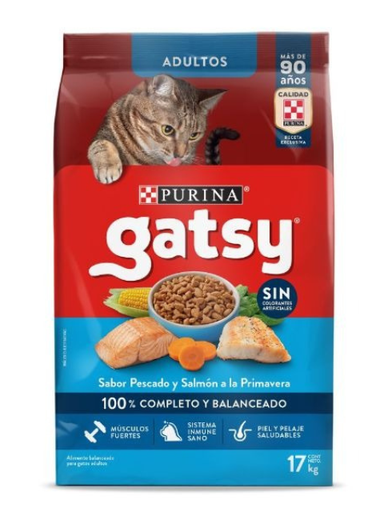 GATSY PESCADO/SALMON X 500 G X 18 UNI