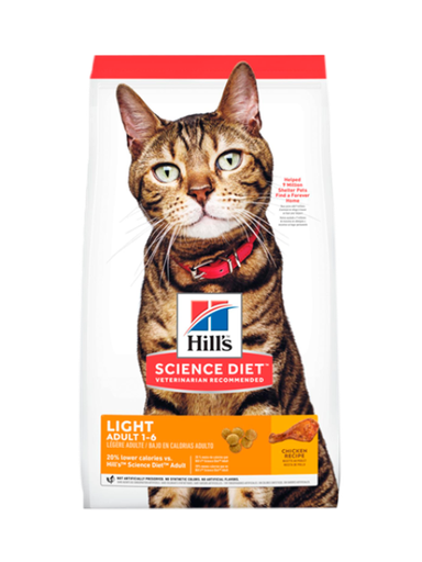 [489U] HILL´S CAT ADULTO LIGHT X 4 LB