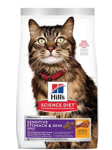 [499U] HILL´S CAT SENSITIVE STOM/SKIN X 3.5 LB